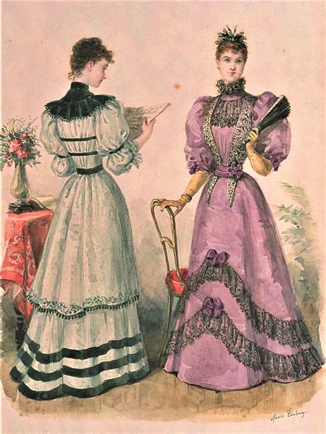 La Mode Illustree 1893 1890s Fashion Historical Fashion Fashion