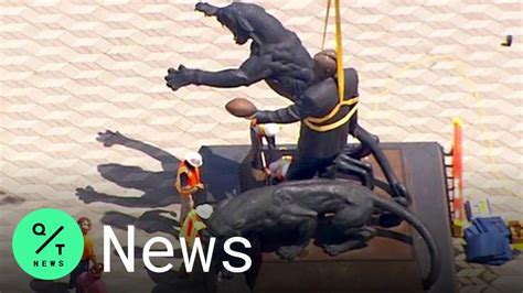 Carolina Panthers Remove Statue Of Jerry Richardson Outside Bank Of