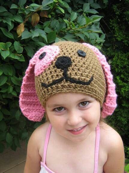 Crochet Puppy Hat Crochet Animal Hats Puppy Hat Crochet Crochet Beanie