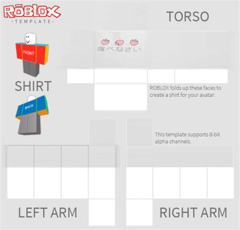 Transparent Roblox Clothes Template