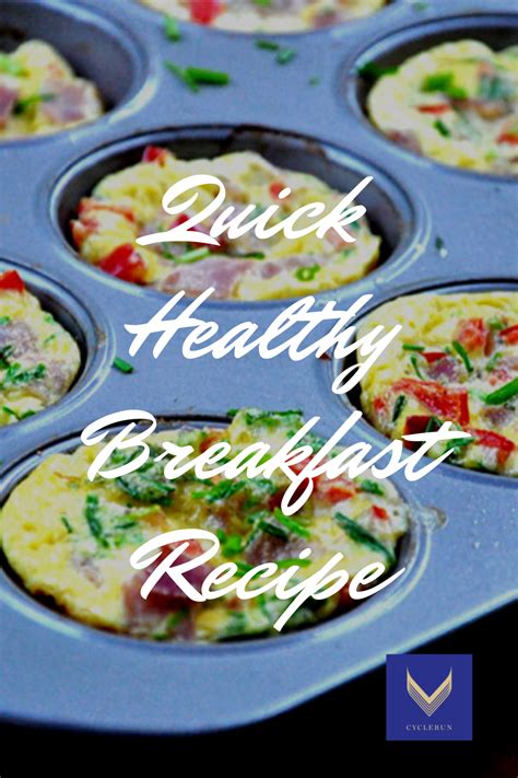 Quick Healthy Breakfast Recipe In 2020 Quick Healthy Breakfast