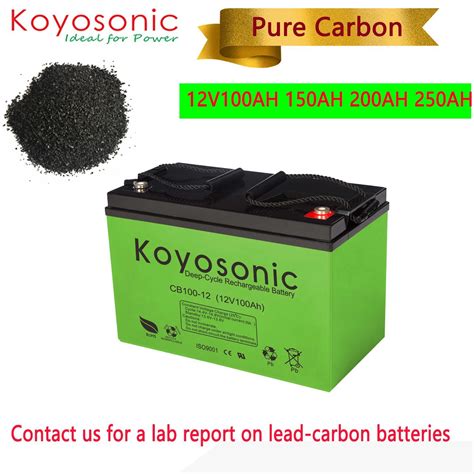 Lead Carbon Battery 2v6v12v Long Life Fast Charging Rechargeable Deep