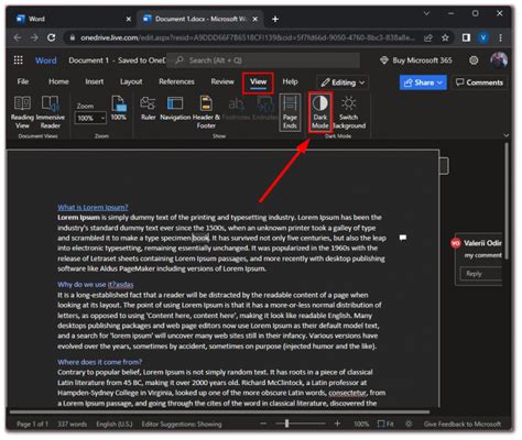 How To Turn Off Dark Mode In Microsoft Word Splaitor