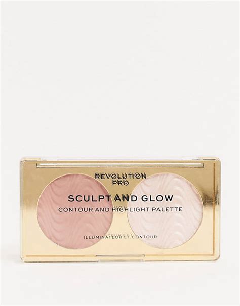 Revolution Pro Sculpt And Glow Contour And Highlight Palette Sands Of