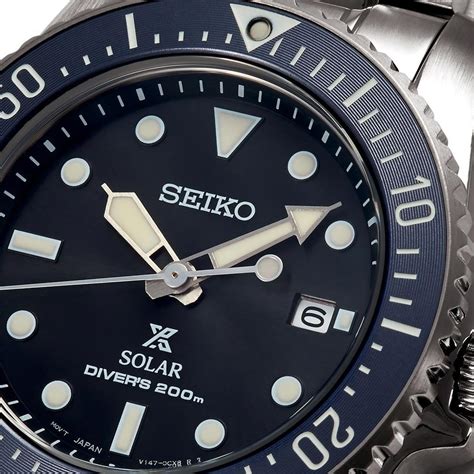 Seiko 38mm Prospex Solar Powered Dive Watch With 10 Month Power Reserve