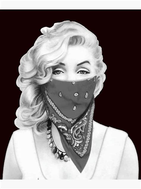 Women Marilyn Monroe With Bandana Poster For Sale By Leskydesign9