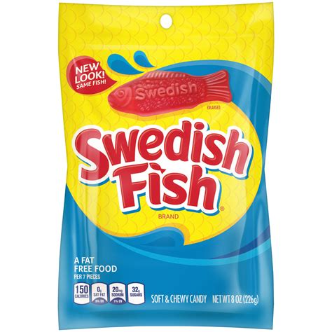 Swedish Fish Candy Soft And Chewy 8 Oz 226 G