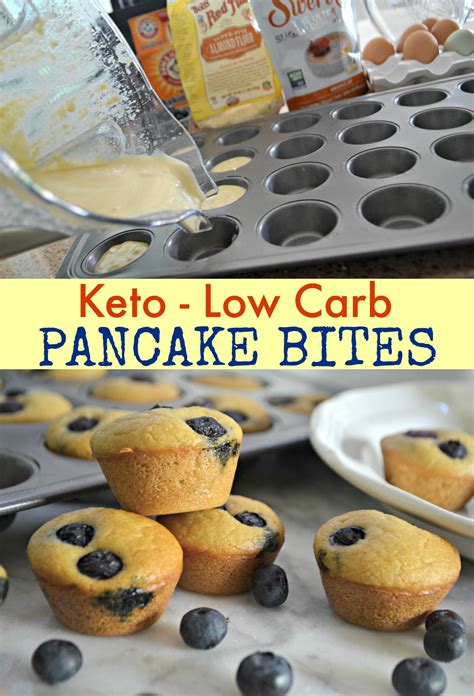 Keto Mini Blueberry Pancake Bites Recipe Hip2keto