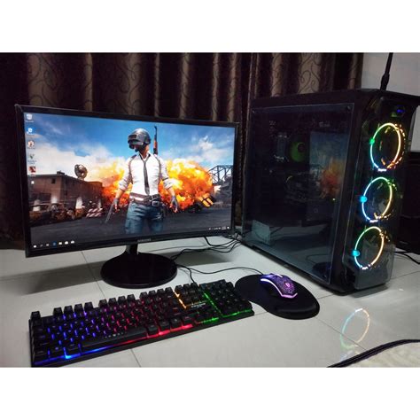 Cocok untuk gaming / grafis berat. Gaming PC i7 10th Gen High Performance FULLSET Desktop ...