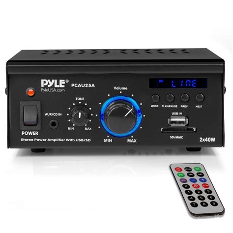 80w Home Stereo Digital Audio Speaker Power Amp Amplifier System Usb