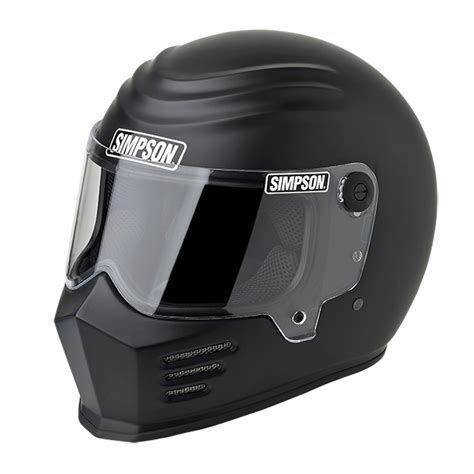 Simpson M30 Motorcycle Helmet Matte Black Get Lowered Cycles