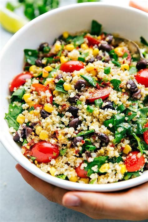 Quinoa Recipes Healthy Quinoa And Veggie Salad Chelseas Messy Apron