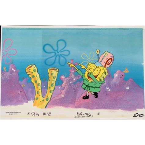 Gary Head Original Spongebob Cel Animation Background