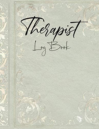 Therapist Log Book Counsellor And Therapist Notebook Note Taking Logbook For Mental Health