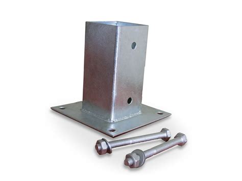 Blooma Steel Fence post support plate (L)90mm (W)90mm | Departments ...