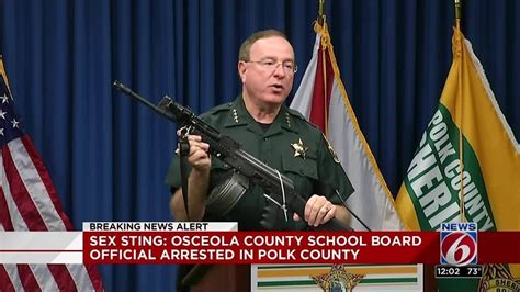 school board official arrested in polk county in sex sting operation youtube