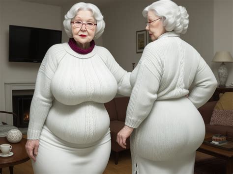 Upload Image White Granny Big Booty Wide Hips Knitting