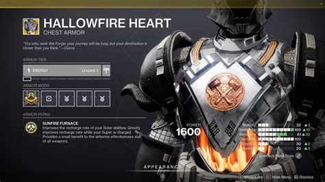 Hallowfire Heart Exotic Change Deltias Gaming