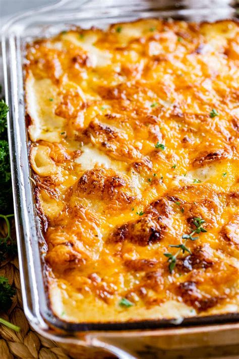 Cheesy Scalloped Potatoes Recipe The Food Charlatan