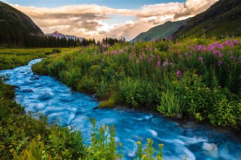 River In The Mountains Hd Wallpaper Background Image 2048x1367 Id
