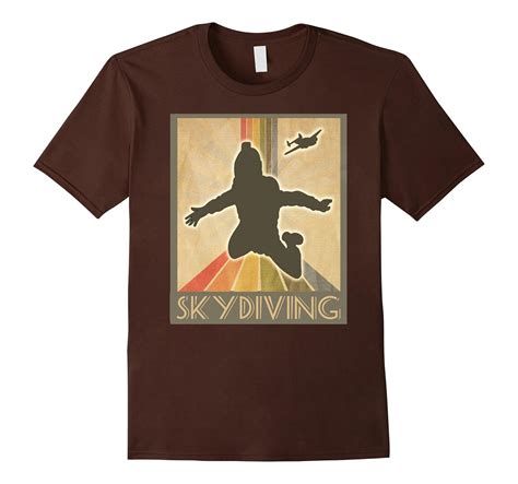 Vintage Skydiving Parachuting Tee Retro Skydive Shirt T Shirt Managatee