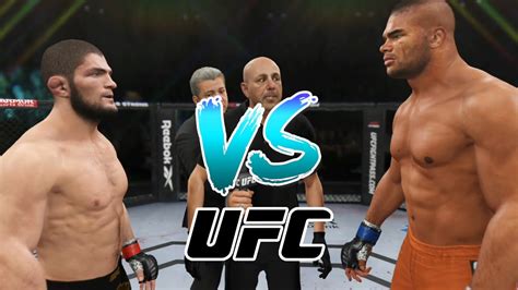 Khabib Nurmagomedov Vs Alistair Overeem EA Sports UFC 4 K1 Rules X