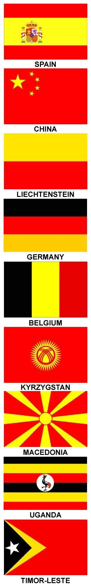 Red And Yellow Flags Red And Yellow Flag Color Schemes Color