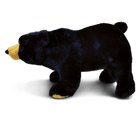 Wild Large Black Bear Super Soft Plush Dollibu