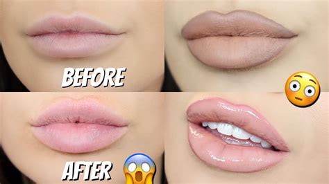 How To Make Your Lips Bigger At Home Without Makeup Tutorial Pics