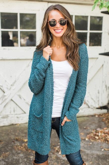 only in dreams cardigan deep teal fashion autumn fashion teal outfits