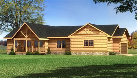 Madison Home Log Plan By Southland Log Homes