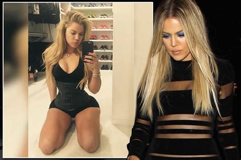 khloe kardashian flaunts unbelievably tiny waist as she continues dramatic weight loss mirror