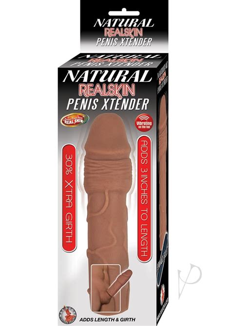 Natural Realskin Penis Xtender Brown Sex Toy Ooo Boutique