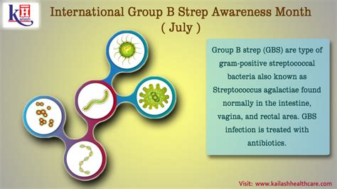 International Group B Strep Awareness Month 1st July