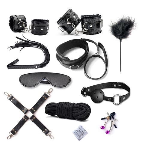 Buy Pcs Bondage Set Sadomasochism Sex Toys For Women Adult Games Sexy Lingerie Handcuffs For