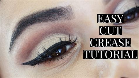Simple Fall Cut Crease Eyeshadow Tutorial For Beginners Youtube