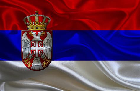 Serbia does not have a flag for kosovo, so instead, they use the serbian flag. Best Serbian Flag Stock Photos, Pictures & Royalty-Free Images - iStock