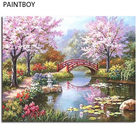 Buy Paintboy Morden Spring Landscape Framed Wall Art