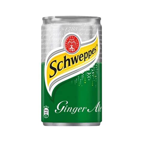 Schweppes Ginger Ale Soft Drink Can 150ml