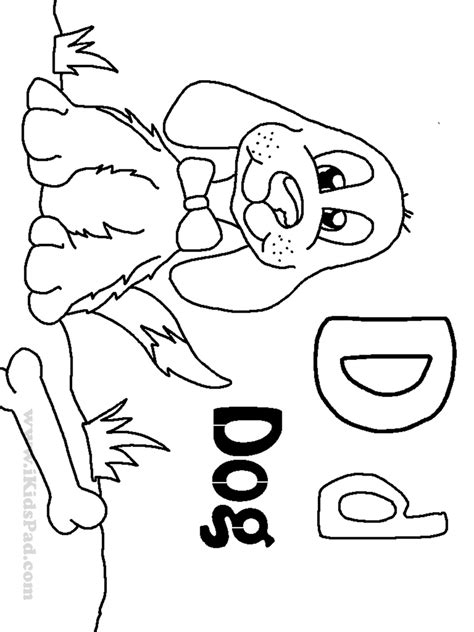 Letter D Coloring Pages To Download And Print For Free