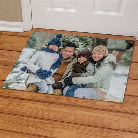First impressions are crucial, so make your entrance looks its best with an attractive welcome mat. Personalized Photo Welcome Mat | GiftsForYouNow