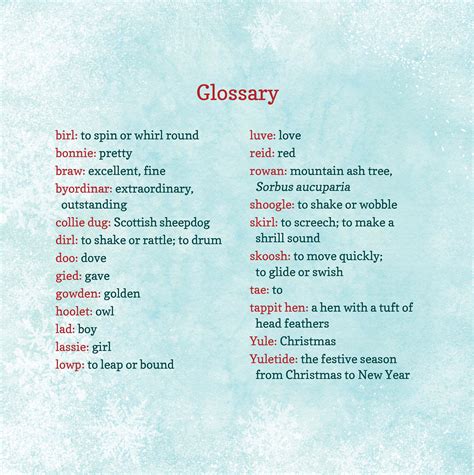 Glossary Books From Scotland