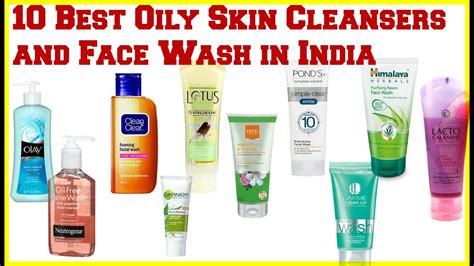 10 Best Oily Skin Cleansers And Face Wash In India Youtube
