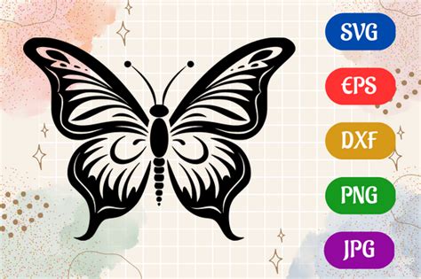 Butterflies Silhouette Svg Eps Dxf Graphic By Creative Oasis
