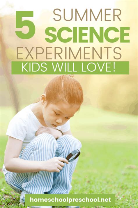 5 Simple Summer Science Experiments For Kids