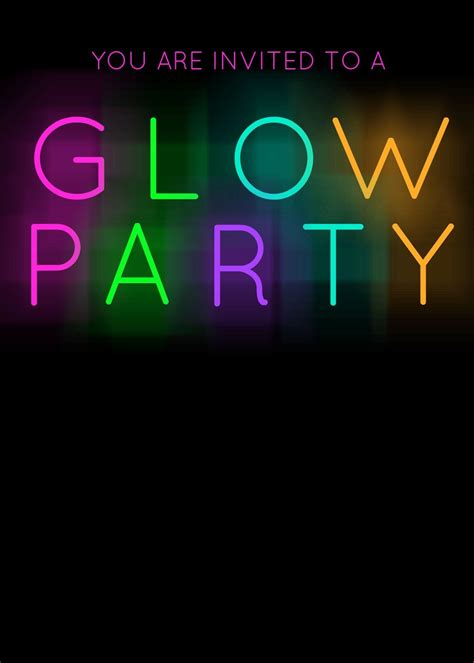 Pin By Barb Brunzell On Birthday Party Ideas Glow Party Glow In The