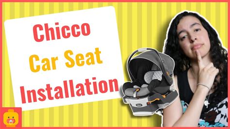 How To Install The Chicco Keyfit 30 Car Seat I Step By Step Guide Youtube