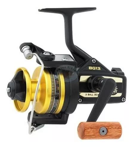 Molinete Daiwa Bg 13 Cor PRETO DOURADO MercadoLivre