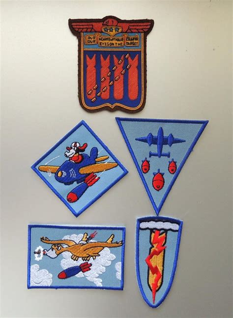 5 Tuskegee Airmen Military Patches 477th Bomb Gp 1855721107