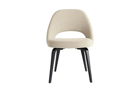 Saarinen Executive Side Chair With Wood Legs Design Within Reach